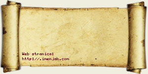 Andreja Debeljak vizit kartica